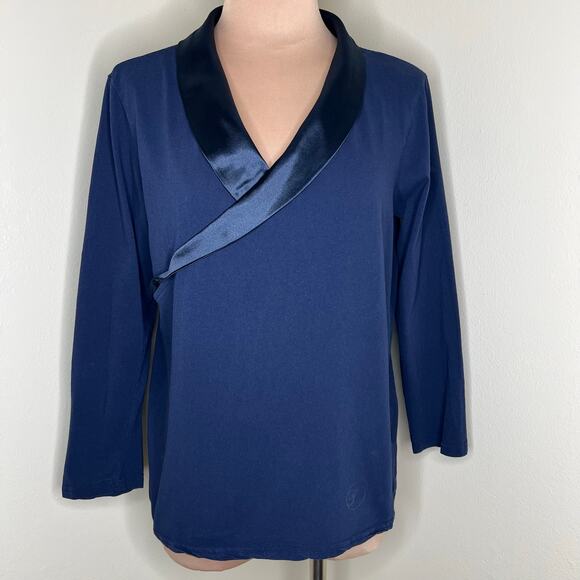 Temperley London Pajama Top Medium Womens British Airways First Class Sleepwear - Picture 1 of 9